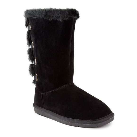 Sugar Womens Panthea Microsuede Faux Fur Shearling Boots...MSRP $90 - Picture 1 of 5